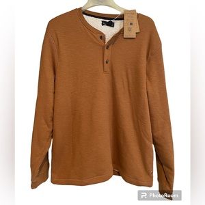 Tailor Vintage Men’s Long Sleeve Sherpa Lined Airotec Henley